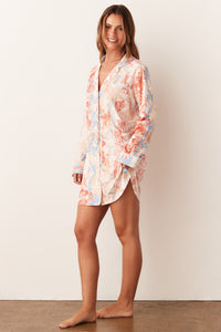 KARA BOYFRIEND SHIRT | CAPRI STRIPE