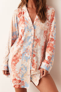 KARA BOYFRIEND SHIRT | CAPRI STRIPE
