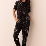 Maddie PJ Set | Black Stars