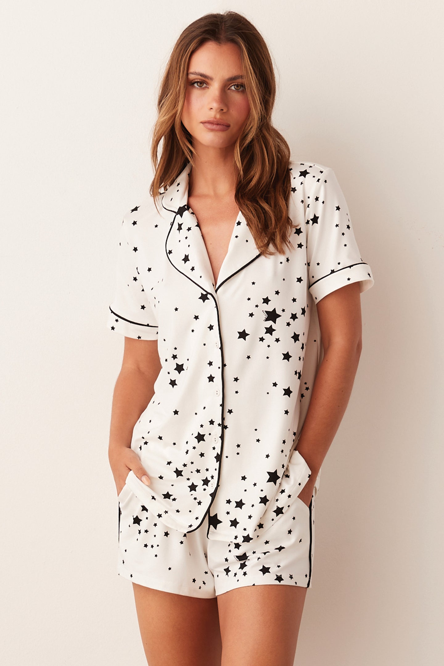 MAREN PJ SET | WHITE STARS