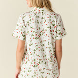 Maren Cloud Jersey PJ Set in Strawberry Bliss