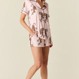 Maren Cloud Jersey PJ Set in Prowl
