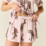 Maren Cloud Jersey PJ Set in Prowl