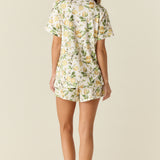 Maren Cloud Jersey PJ Set in Lemon Verbena