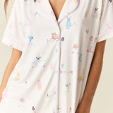 Maren Cloud Jersey PJ Set in Spa Day