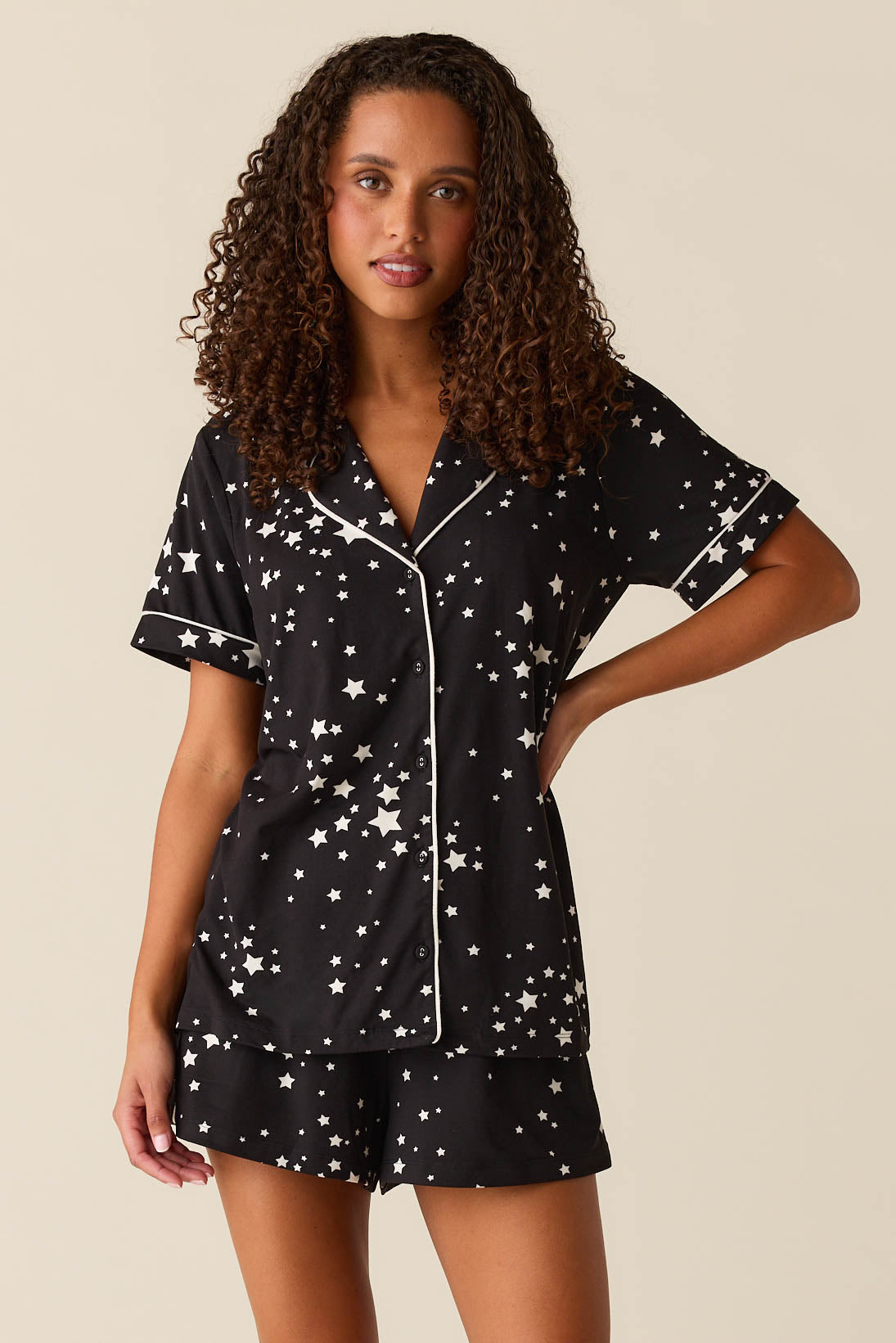 Maren Cloud Jersey PJ Set Stars