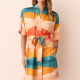 Marisa Short Robe | Sunset