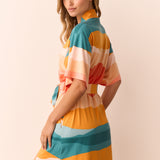 Marisa Short Robe | Sunset