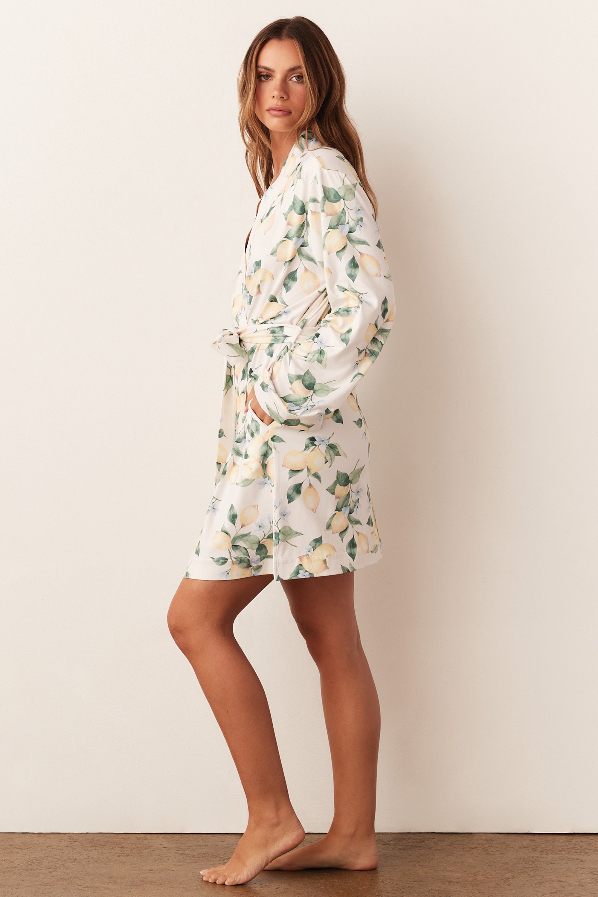 Load image into Gallery viewer, MEADOW CLASSIC SHORT ROBE | AMALFI

