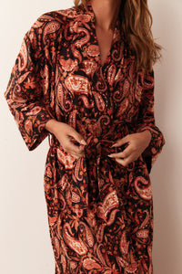 VERA MIDI ROBE | PAISLEY