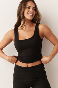 MYA TANK | SOLID BLACK