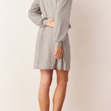 Quinn Banded Short Robe | Tictac