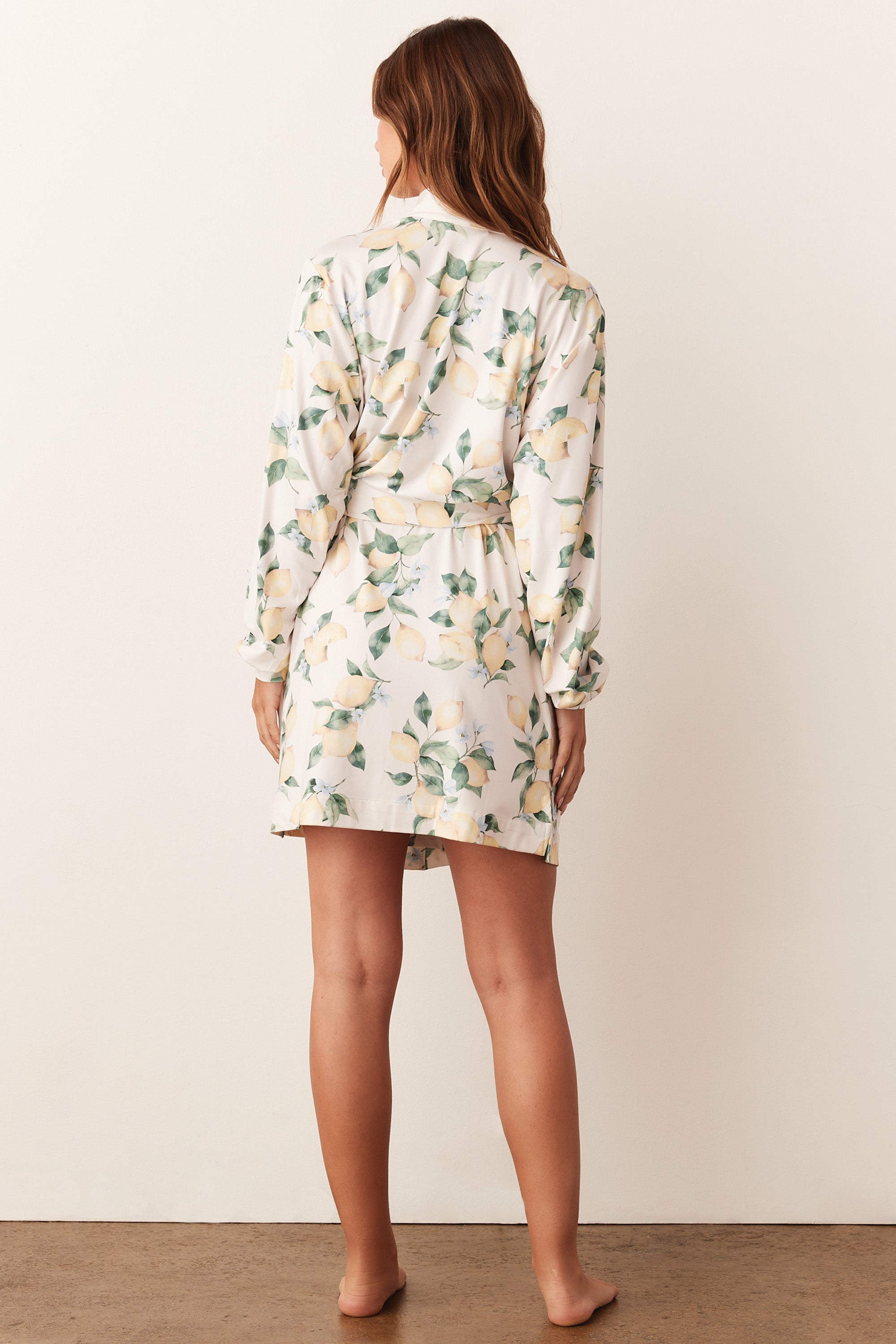 Load image into Gallery viewer, QUINN BANDED SHORT ROBE | AMALFI
