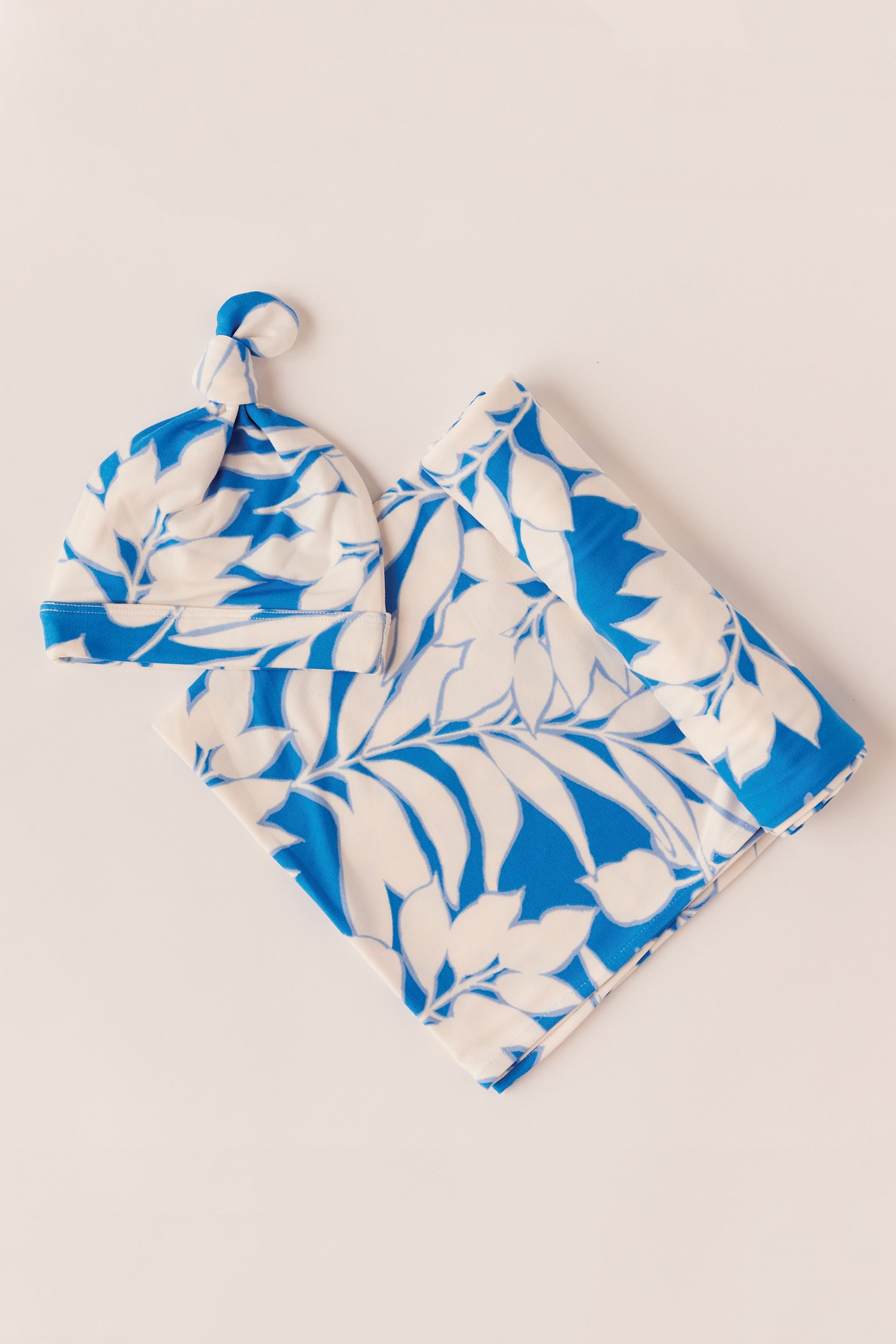 Swaddle & Beanie Cloud Jersey Serene