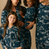 Hunter Cloud Jersey Kids Set in Winter Toile