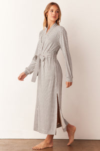 SKYLER BANDED LONG ROBE | TICTAC
