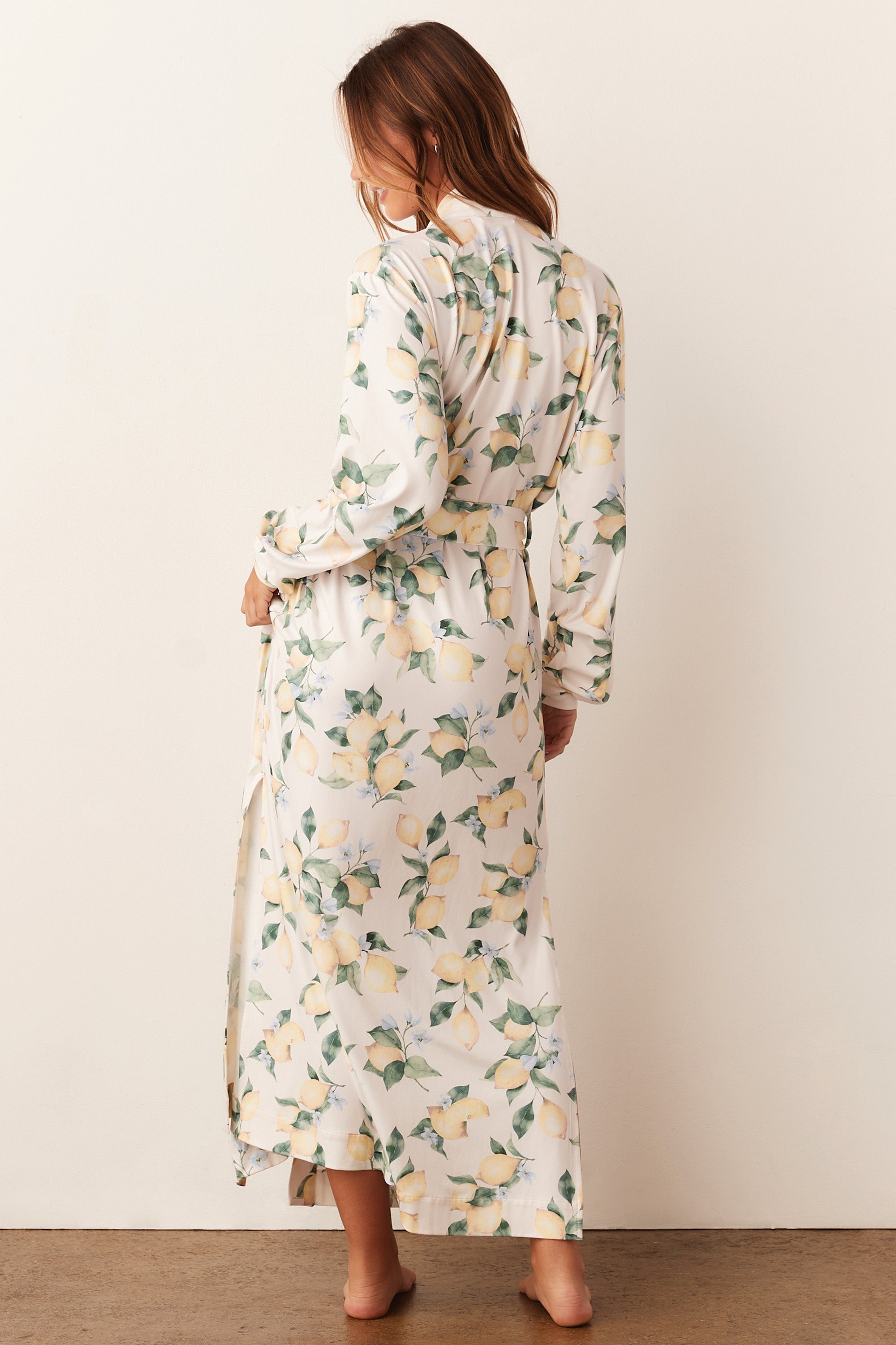 Load image into Gallery viewer, SKYLER BANDED LONG ROBE | AMALFI
