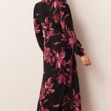 Skyler Banded Long Robe | Flora