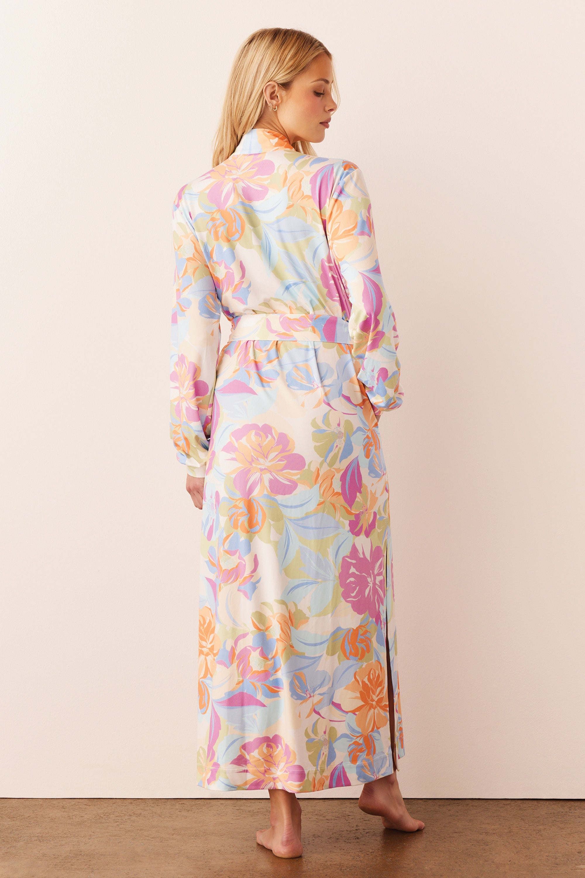 Load image into Gallery viewer, SKYLER BANDED LONG ROBE | DREAMSCAPE
