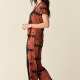 Alyssa Summer Jersey PJ Set in Desert Bloom
