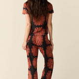 Alyssa Summer Jersey PJ Set in Desert Bloom