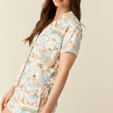 Karli Summer Jersey PJ Set in Oasis