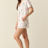 Karli Summer Jersey PJ Set in Mermaids