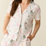 Karli Summer Jersey PJ Set in Mermaids