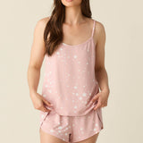 Whitney Summer Jersey PJ Set in Blush Stars