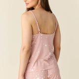 Whitney Summer Jersey PJ Set in Blush Stars