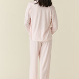 Aria TENCEL™ Lyocell Long PJ Set in Pink Stripe
