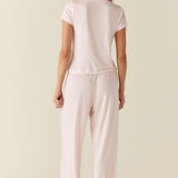 Bryn TENCEL™ Lyocell Tee PJ Set in Pink Stripe