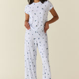 Bryn TENCEL™ Lyocell Tee PJ Set in Blueberry Bliss
