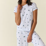 Bryn TENCEL™ Lyocell Tee PJ Set in Blueberry Bliss