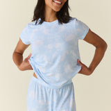 Bryn TENCEL™ Lyocell Tee PJ Set in High Tide