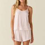 Elle TENCEL™ Lyocell Cami PJ Set in Pink Stripe