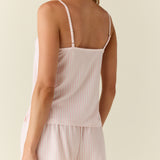 Elle TENCEL™ Lyocell Cami PJ Set in Pink Stripe