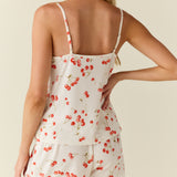 Elle TENCEL™ Lyocell Cami PJ Set in Cherry Jubilee