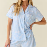 Mila TENCEL™ Lyocell Short PJ Set in High Tide