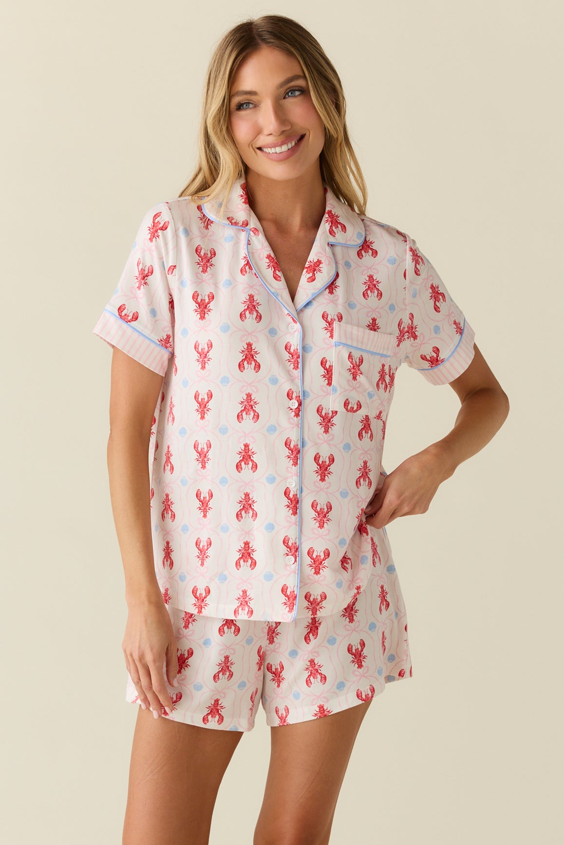Mila TENCEL™ Lyocell Short PJ Set Nantucket