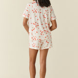 Mila TENCEL™ Lyocell Short PJ Set in Cherry Jubilee