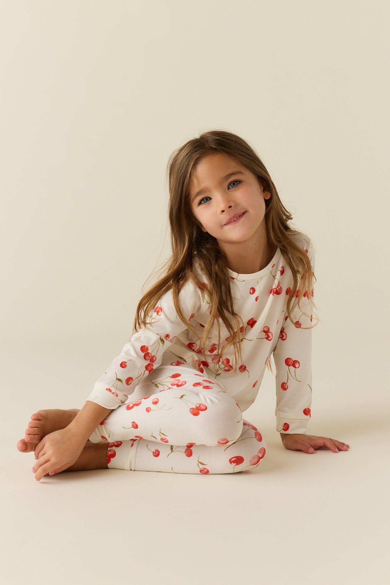Remy TENCEL™ Lyocell Kids Set in Cherry Jubilee