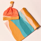 Swaddle & Beanie | Sunset