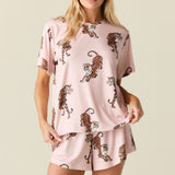 Taylor Cloud Jersey PJ Set in Prowl