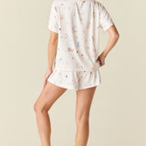Taylor Cloud Jersey PJ Set in Spa Day