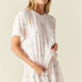 Taylor Cloud Jersey PJ Set in Spa Day