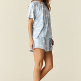 Taylor Cloud Jersey PJ Set in Swan Lake