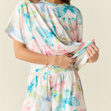 Taylor Cloud Jersey PJ Set in Butterfly Bloom