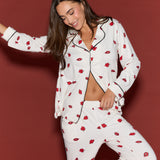 Winter Cloud Jersey PJ Set in Bisou