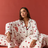 Winter Cloud Jersey PJ Set in Bisou